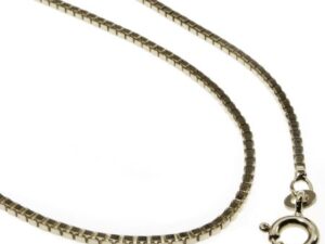 Halskette Venezia 0,9mm - 55cm - 333 Weißgold