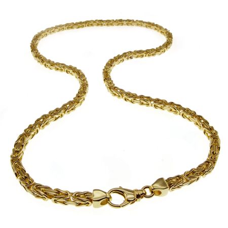 5mm Königskette 65cm - 585 Gold Gelbgold – Bild 3