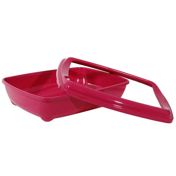 Karlie Flamingo Katzentoilette mit Rand Arist-O-Tray Hawai - 50 x 38 x 13 cm – Bild 3